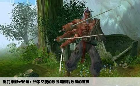 蜀门手游sf论坛：玩家交流的乐园与游戏攻略的宝典