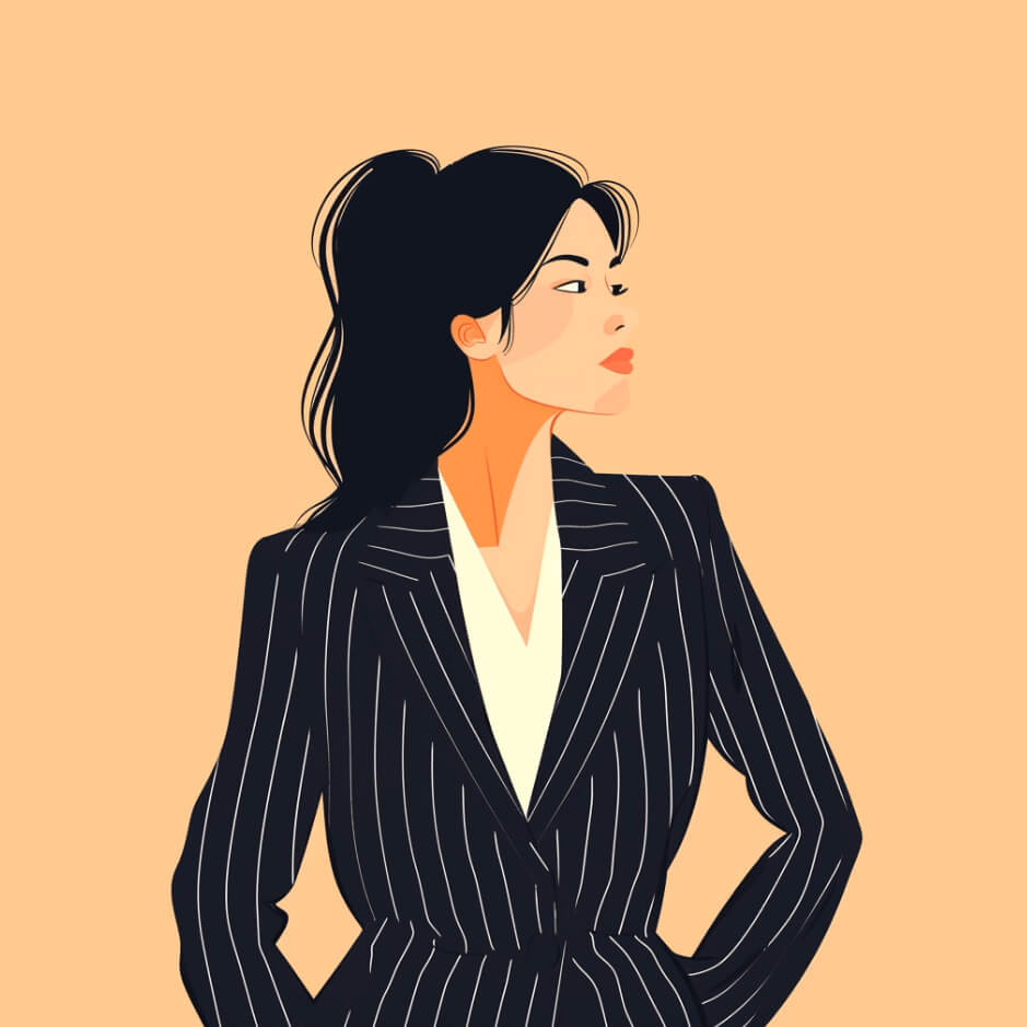 pinstripe suits for petite women